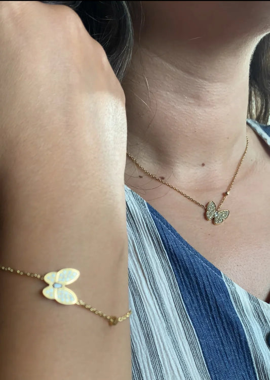 Papillon eclat Collier