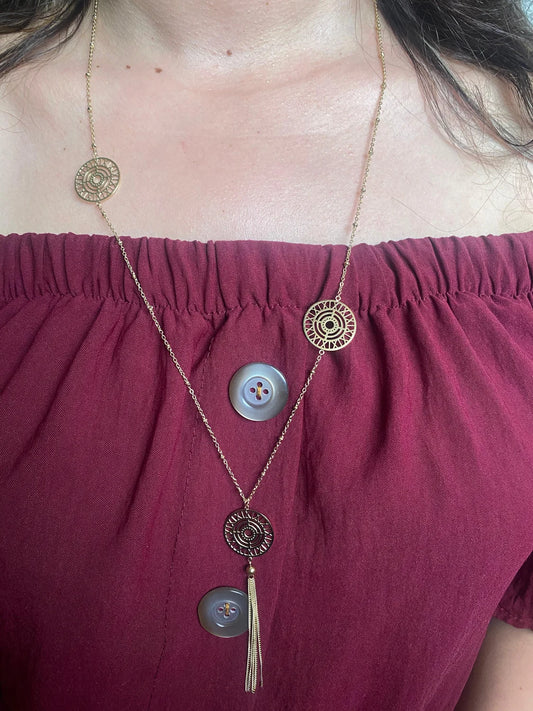 Sautoir Aura Doree modele