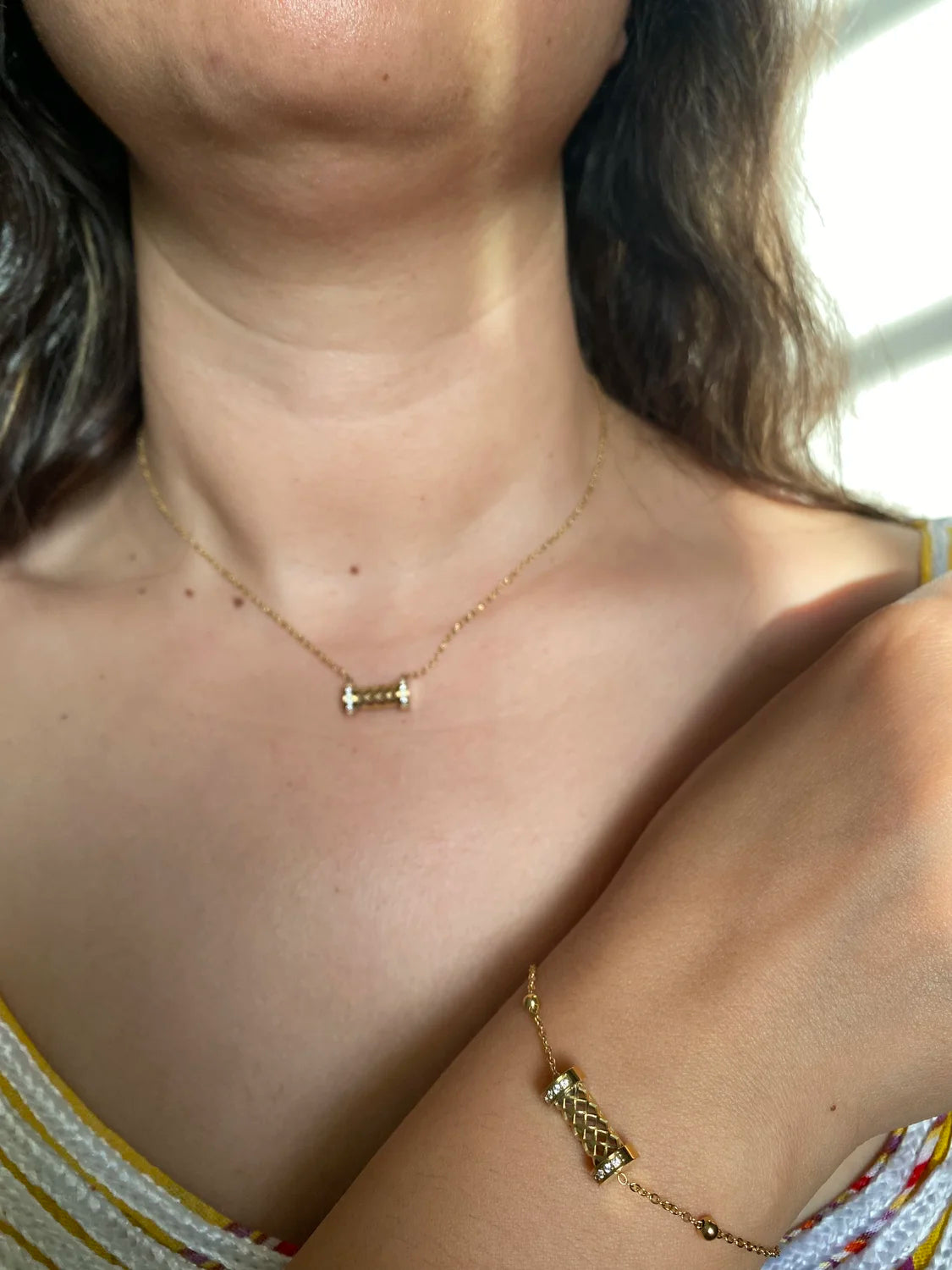 Gourmette Élégance Dorée