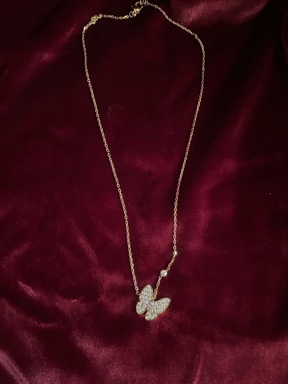 Papillon eclat collier