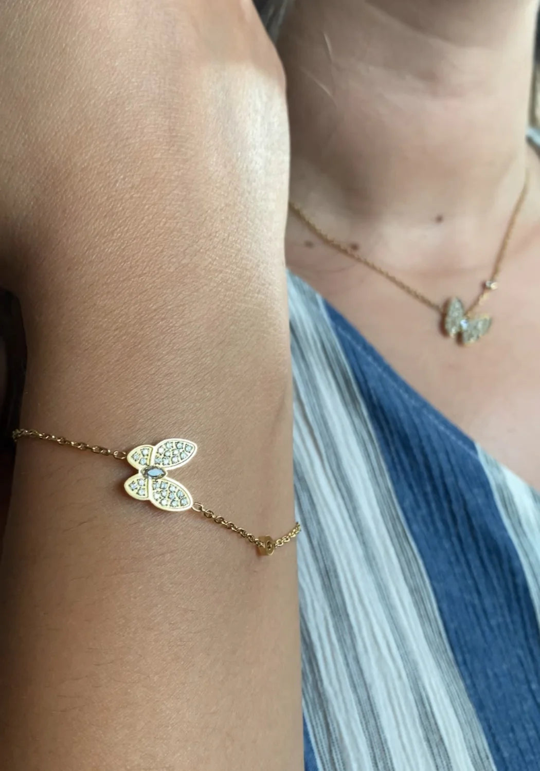 Papillon eclat Gourmette