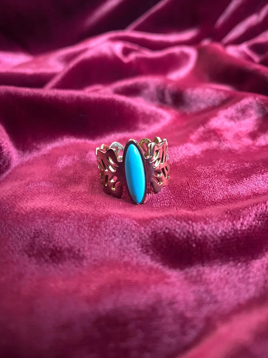 turquoise bague